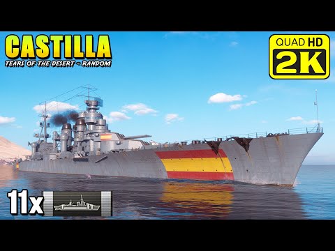 Cruiser Castilla - Spain shows all its power