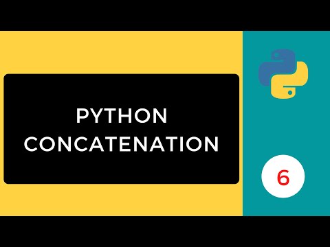 Concatenation Python Programming Series