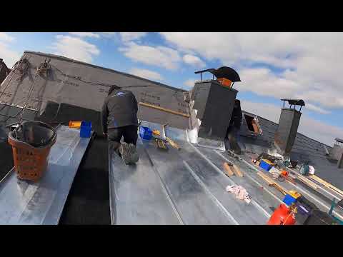 Stehfalzdach in Zink - Teil 4 - Blechdach - Blechschare