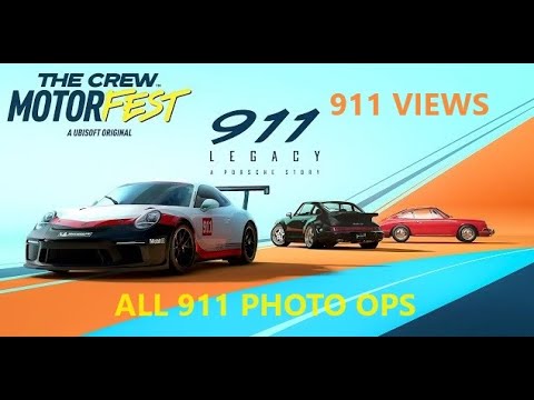 ALL 5 PHOTO OPS!! - 911 VIEWS - A PORSCHE STORY: 911 LEGENDS - THE CREW MOTORFEST