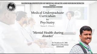 Mental Health during Disaster