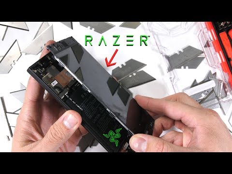Razer Phoneのティアダウン!- HUGEヒートパイプ-極小バイブレーター (Razer Phone Teardown! - HUGE Heat Pipe - tiny vibrator)