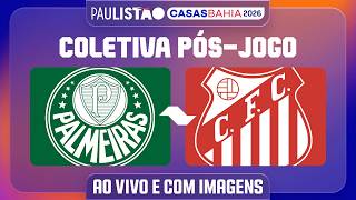 PALMEIRAS X CAPIVARIANO - COLETIVA PÓS-JOGO | PAULISTÃO CASAS BAHIA 2026
