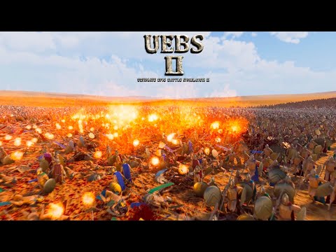 10,000 Spartan VS 1 MILLION  Cleopatra- Ultimate Epic Battle Simulator 2 UEBS 2