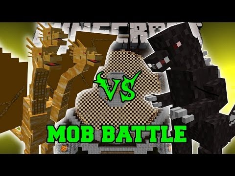 EPIC GODZILLA VS KING GHIDORAH - Minecraft Mob Battles!