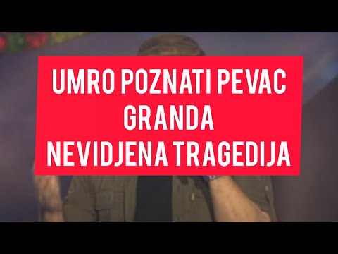 Tragedija! UMRO poznati pevac Granda! Svi u suzama! Estrada ZANEMELA