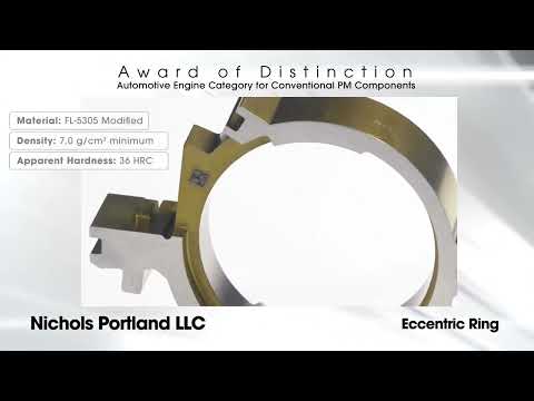 2022 - PM Award of Distinction -  Eccentric Ring