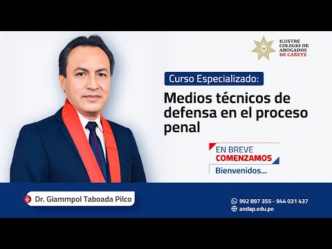 MEDIOS TÉCNICOS DE DEFENSA EN EL PROCESO PENAL