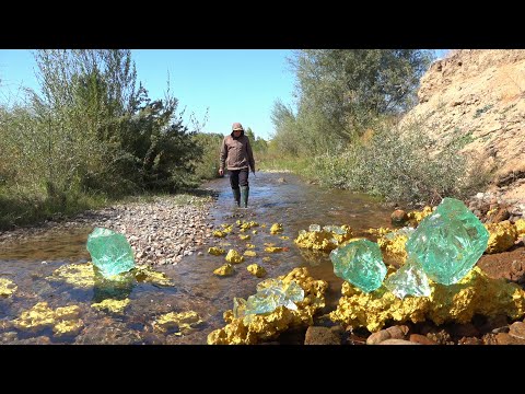Giant Diamonds and Gold Nuggets, River Treasures