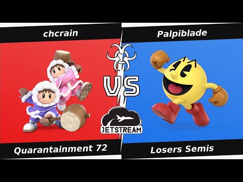 Quarantainment 72 Losers Semis - chcrain (Ice Climbers) Vs Palpiblade (Pac Man) - SSBU
