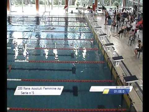 Serie 5 dei 200 Rana  Assoluti F Agonisti - 7 Meeting City of Lignano