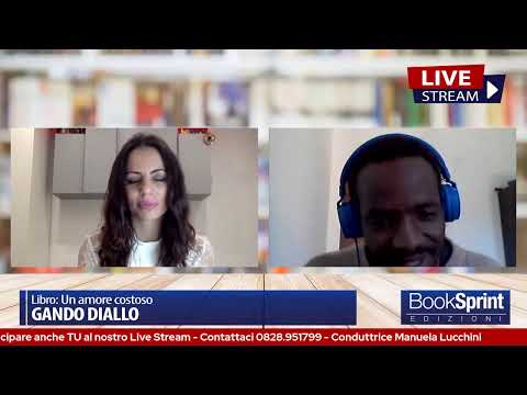 Gando Diallo presenta in diretta il suo libro "Un amore costoso"
