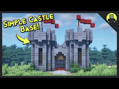 How To Build A Simple Castle In Minecraft!! [Tutorial 2021]