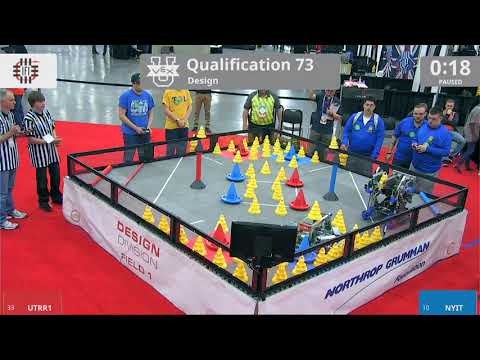 2018 VEXU Design Q73 - UTRR1 vs NYIT - 35 to 0