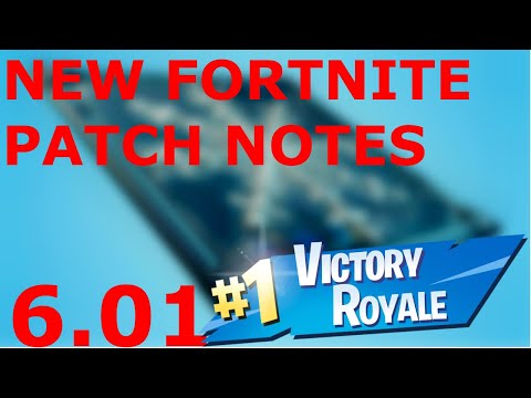 New Fortnite chiller + 6.01 patch notes.