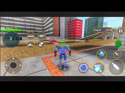 Dragon Robot Car Game - Police Truck Robot Game - Android Gameplay Part 2