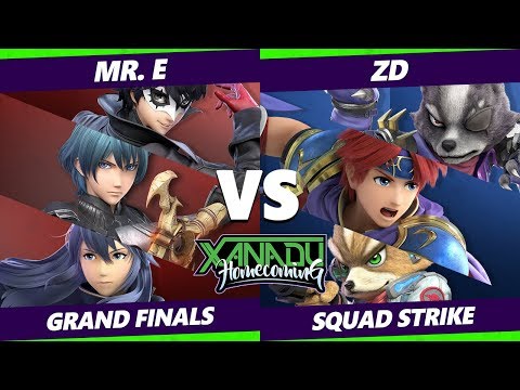 Xanadu Homecoming Squad Strike Grand Finals - ZD [L] Vs. Mr. E Smash Ultimate - SSBU