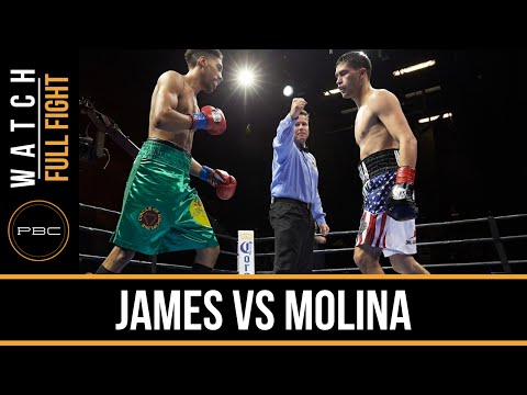 James vs Molina FULL FIGHT: Jan. 19, 2016 - PBC on FS1