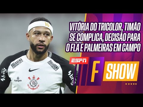 TRICOLOR COM PÉ NAS OITAVAS, TIMÃO DECEPCIONA, DECISÃO PARA O FLA, VERDÃO E MAIS | F SHOW AO VIVO