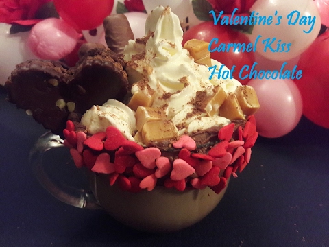 Simply Lavish at Home: Caramel Kiss Hot Chocolate