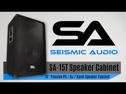Pair Of Ed 2 Way 15 Pa Dj Speaker Cabinets With Reverb Pair Of Ed 2 Way 15 Pa Dj Speaker Cabinets With Anium Horns 350w