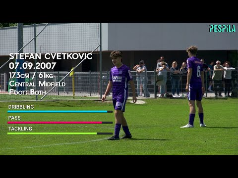 Stefan Cvetkovic - 14 years old central midfield I PESPILA - Part II