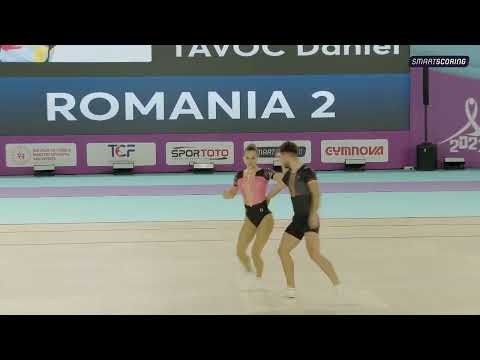 Mixed Pair (ROMANIA 2) 13th European Aerobic Championships Antalya 2023