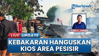Tiga Warung Kuliner di Coastal Area Kabupaten Karimun Hangus Terbakar, Dipicu Elpiji Keluar Api