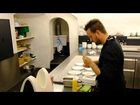 The busy kitchen at the 3 Michelin star Schauenstein