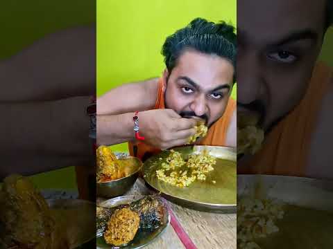 Lau Saag•Fish Jhol•Macher Egg Tok #food #foodie #foodlover #shorts