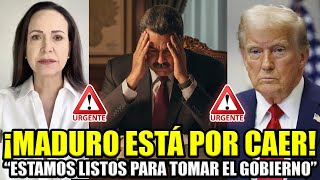 🚨"LOS DIAS DE MADURO ESTÁN CONTADOS" SEGÚN TRUMP Y CORINA MACHADO AFIRMA ESTAR LISTOS PARA GOBERNAR