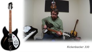Video thumbnail for Rickenbacker 330 jetglo by Ryan's guitar stuff