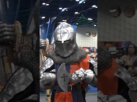 Helmet CRACKED/BROKEN #armoredcombat #knights #medievalcombat #buhurt