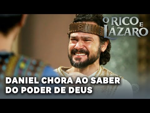 O RICO E LAZARO: Daniel chora ao descobrir que Sadraque, Mesaque e Abednego sobreviveram à fornalha