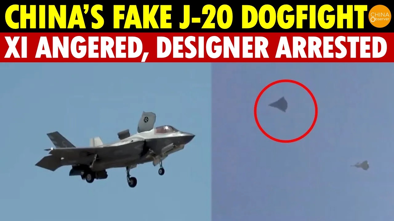 China’s Fake J-20 Dogfight Claim With U.S. Jets Sparks Ridicule: Xi Angered, Chief Designer Arrested