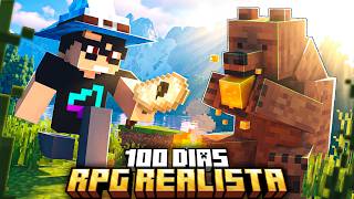 Sobrevivi 100 Dias no RPG REALISTA do Minecraft - O FILME