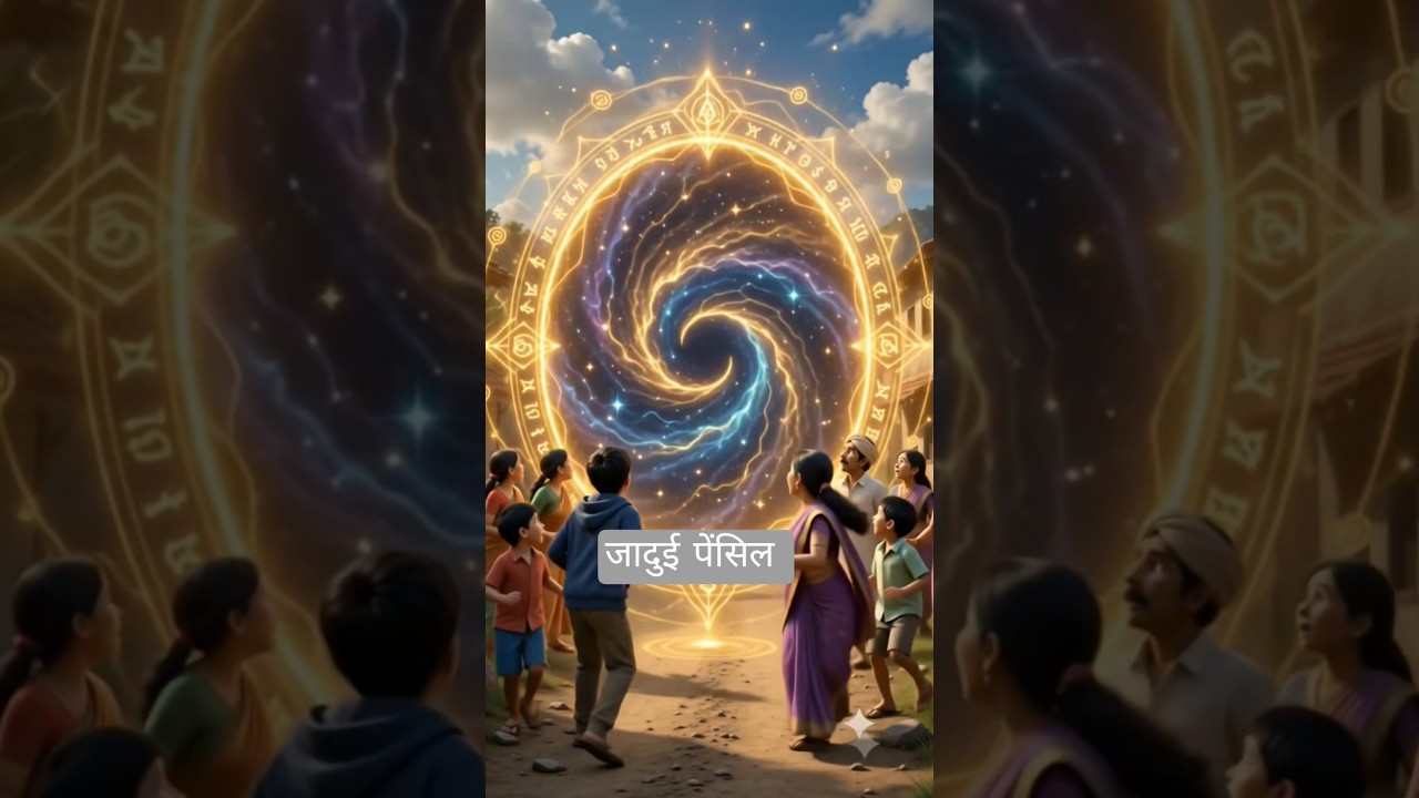 😱 जादुई पेंसिल ने गाँव की किस्मत बदल दी! | Moral Story #ai #shorts #shortsfeed