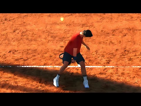 Top Spin 2K25 Federer Tweener On Match Point