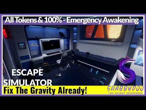 All Tokens For Adrift in Space Emergency Awakening +100% | Escape Simulator