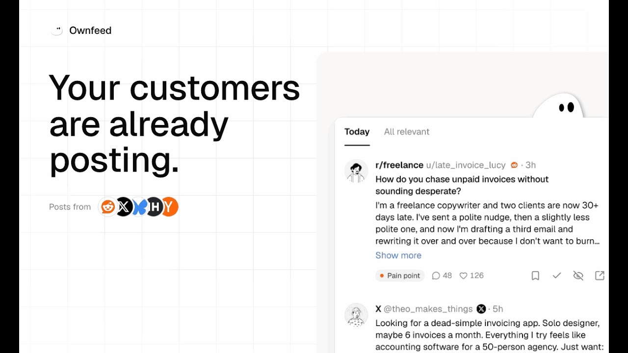 Ownfeed video preview