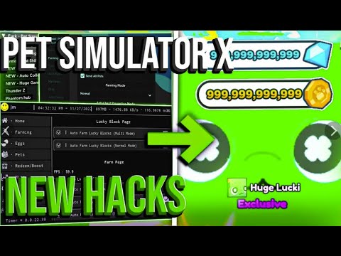 🌸UPDATE ROBLOX Pet Simulator X PSX Hack Script GUI Auto Farm, Dupe Pets & More! Pastebin 2025
