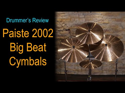 Classic Cymbals With A (Slightly) Dark Twist // Paiste 2002 Big Beat Cymbals // Drummer's Review...