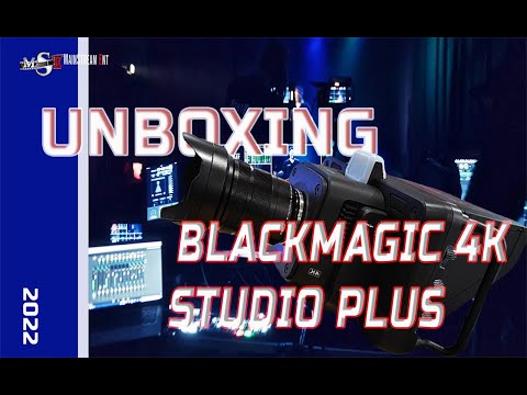 Blackmagic Studio Camera 4k plus unboxing 2022 - mainstream ent