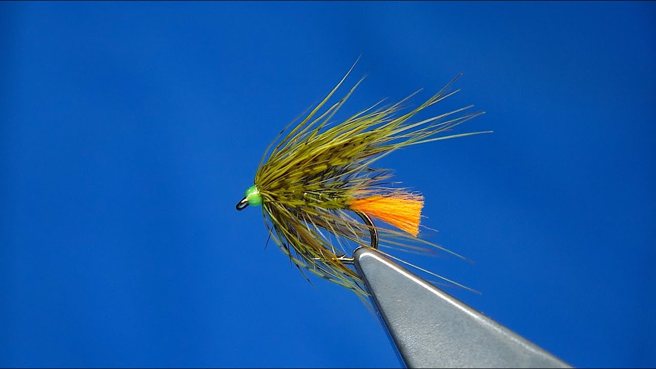 Tying a Small Olive Octopus Wet Fly with Davie McPhail