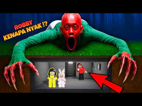 Yuta, Mio Dan Babby Celine Harus Sembunyi Di Bunker Karena Ada Robby Kenapa Nyak || ROBLOX