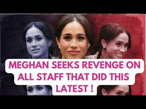 IF YOU EVER WORKED FOR THE SUSSEXES TAKE COVER - LATEST #meghan #meghanmarkle #princeharrry