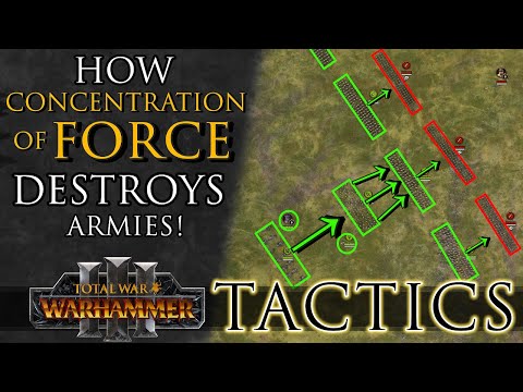 How CONCENTRATION of FORCE Destroys Armies! - Total War Tactics: Warhammer 3