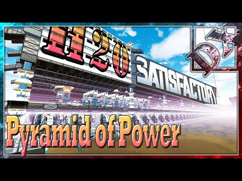 Satisfactory lets play Ep 18 PYRAMID OF POWER