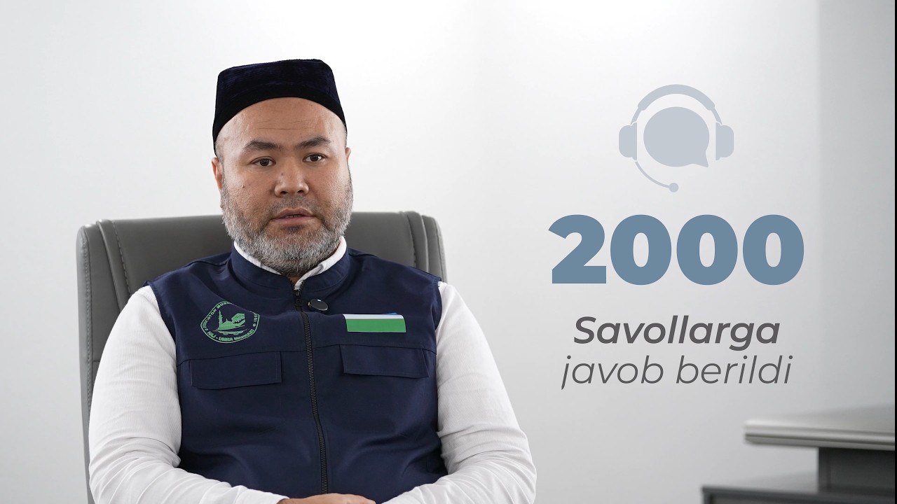 🕋 Hojilar uchun Kol-markaz va elektron bot ishlamoqda #haj2026