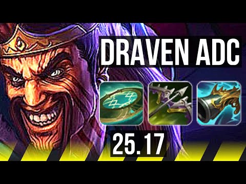 DRAVEN & Galio vs JHIN & Alistar (ADC) | KR Challenger | 25.17